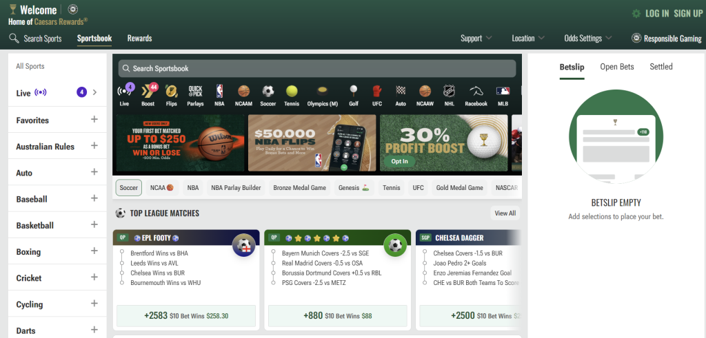 Caesars Sportsbook New York Review