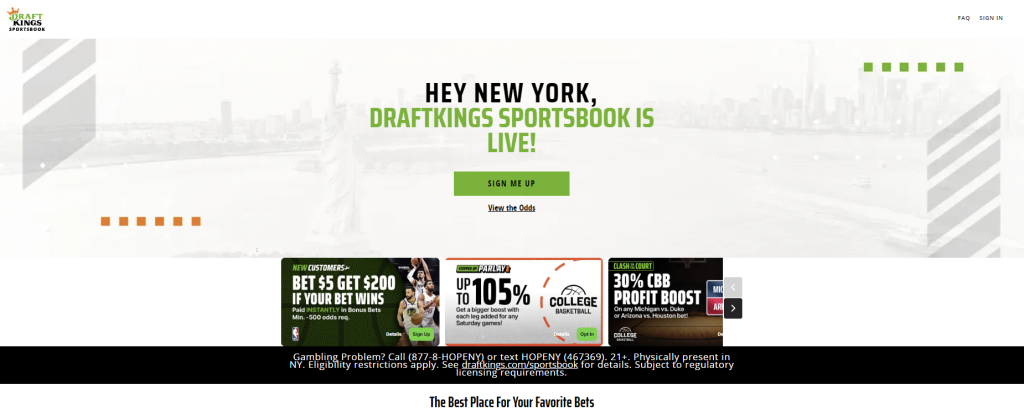 Draftkings New York Review