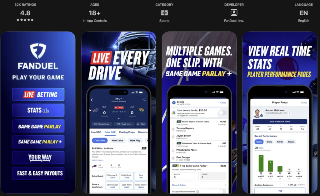 Fanduel New york Sports Betting App